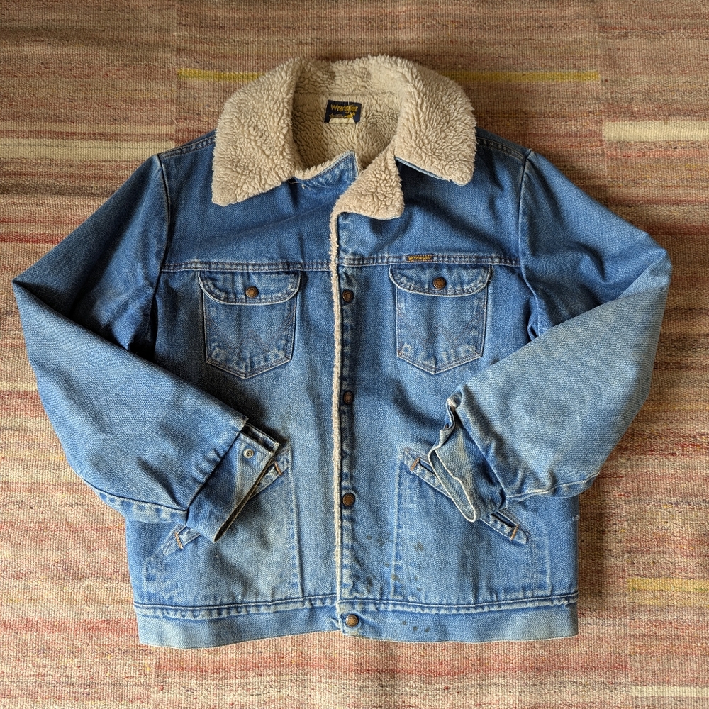 Wrangler Vintage Sherpa Denim Jacket